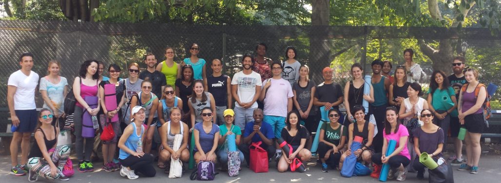 Central Park Class NYC with Yoga Teacher Umit Sedgi 